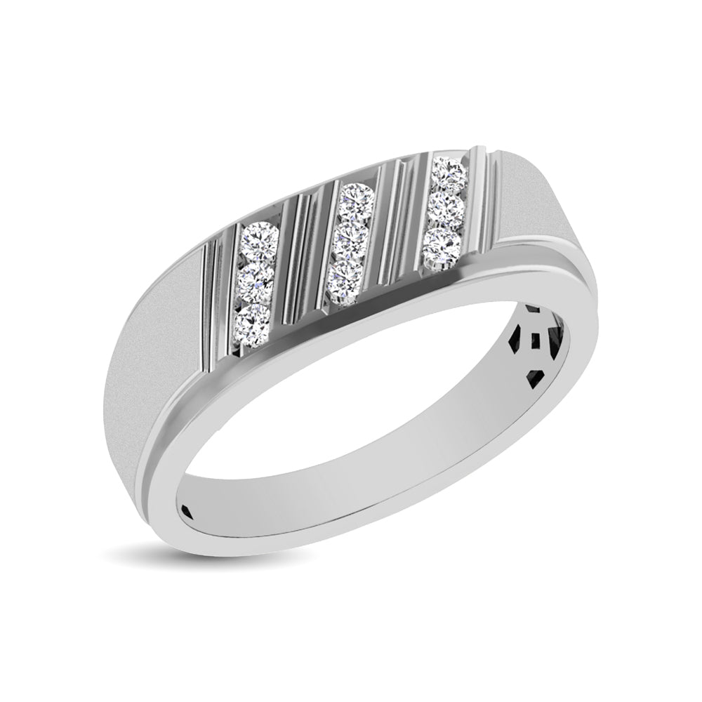 Diamond 1/2 ct tw Mens Ring in 10K White Gold