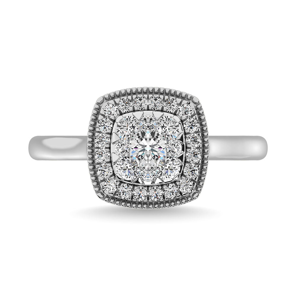 Diamond 1/2.Tw. Engagement Ring in 14K White Gold