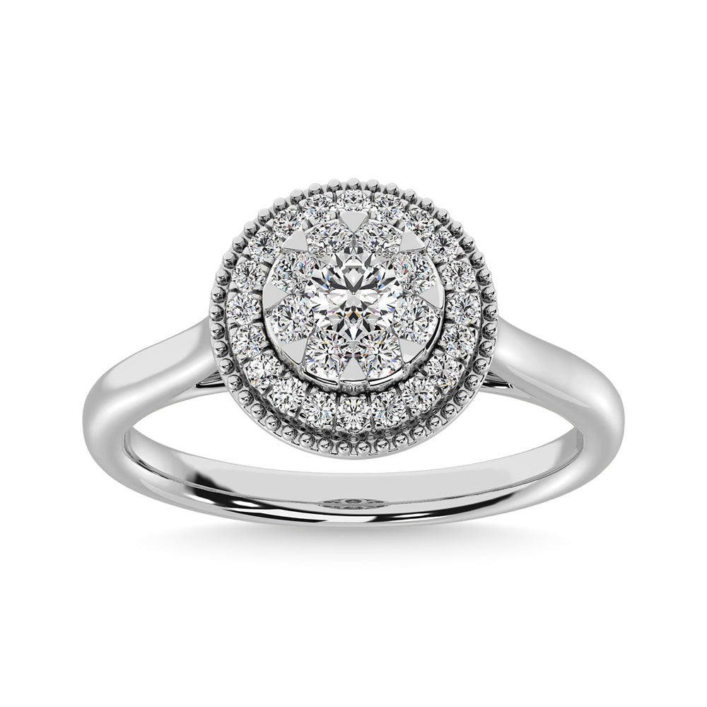 Diamond 1/2.Tw. Engagement Ring in 14K White Gold