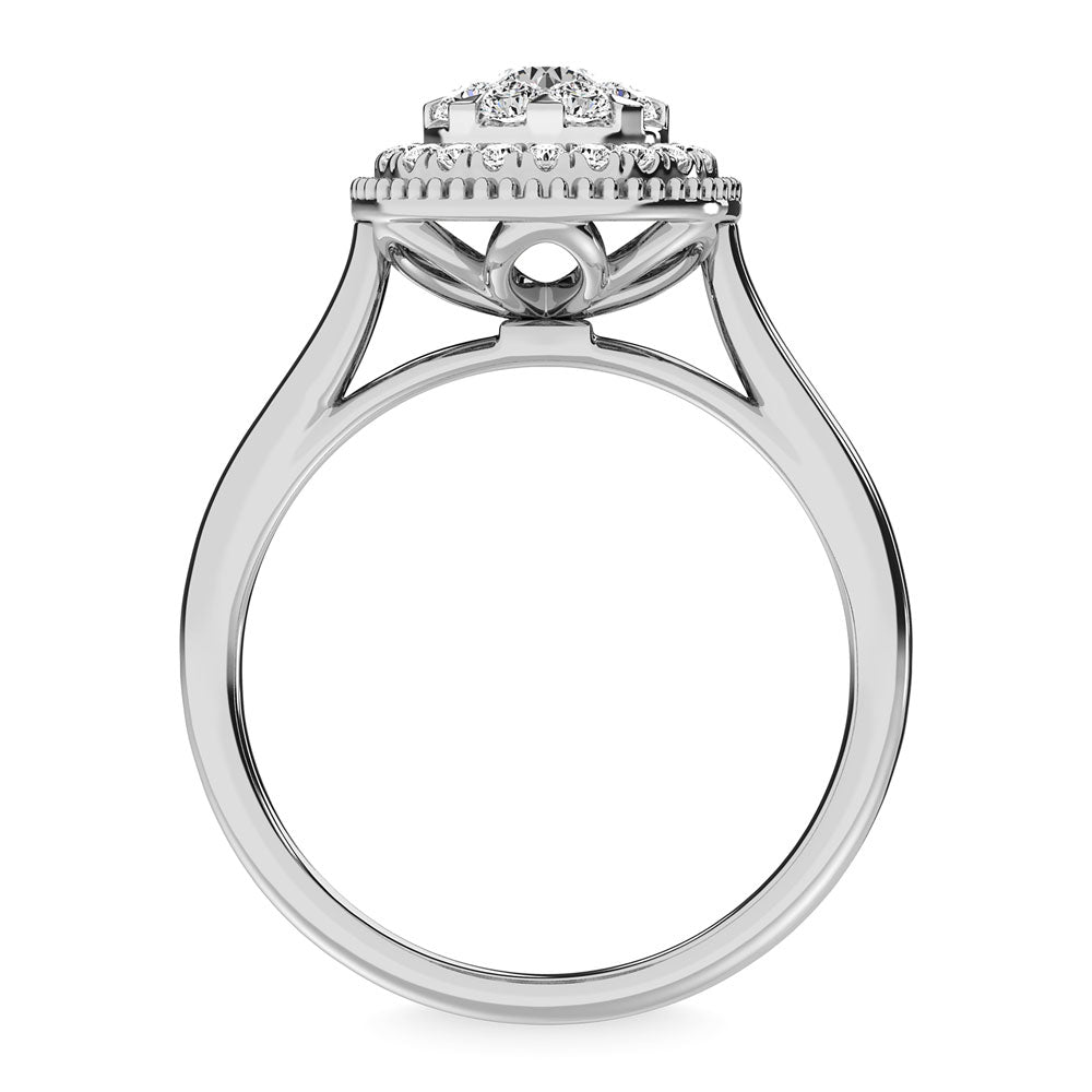 Diamond 1/2.Tw. Engagement Ring in 14K White Gold