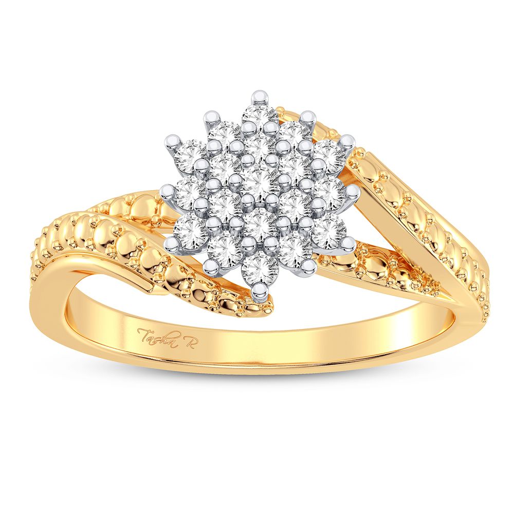 10K Yellow Gold Gorgeous 0.20Ct Diamond Ring