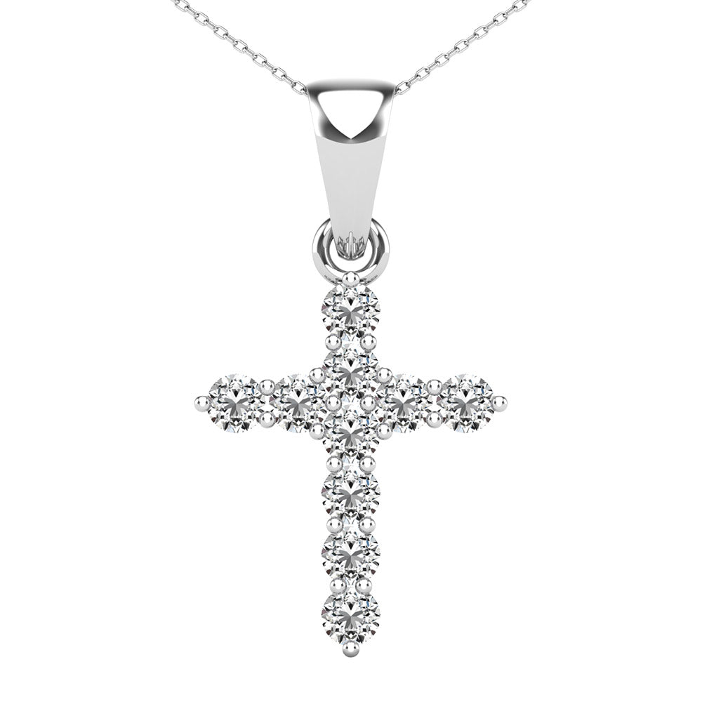 Diamond 1/6 Ct.Tw Cross Pendant