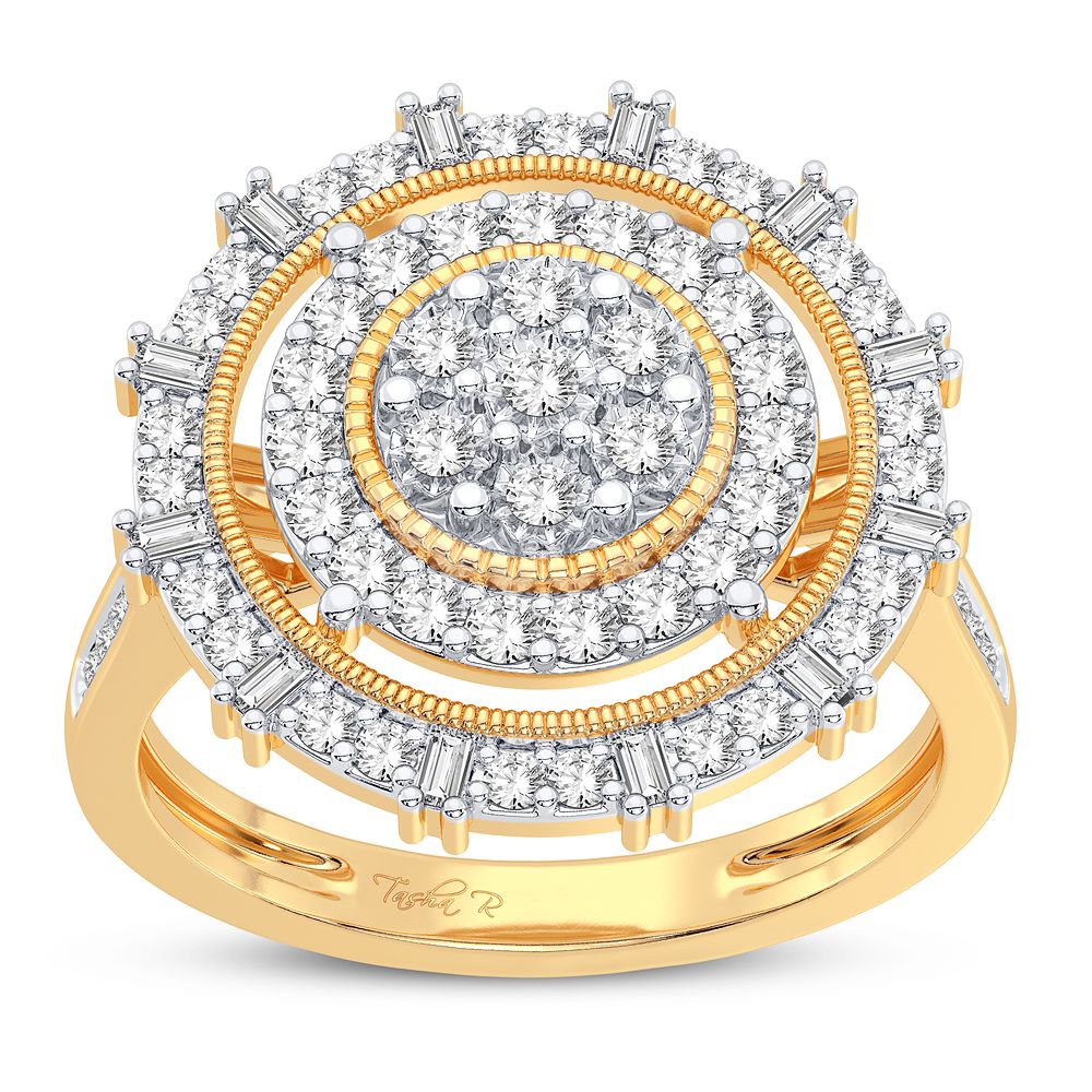 10K Yellow Gold Magnifcnet 0.50Ct Diamond Ring