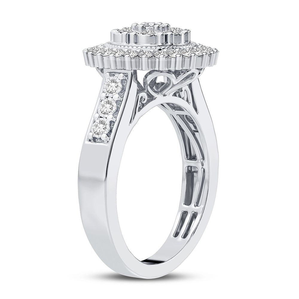 10K White Gold Gorgeous 0.50Ct Diamond Ring