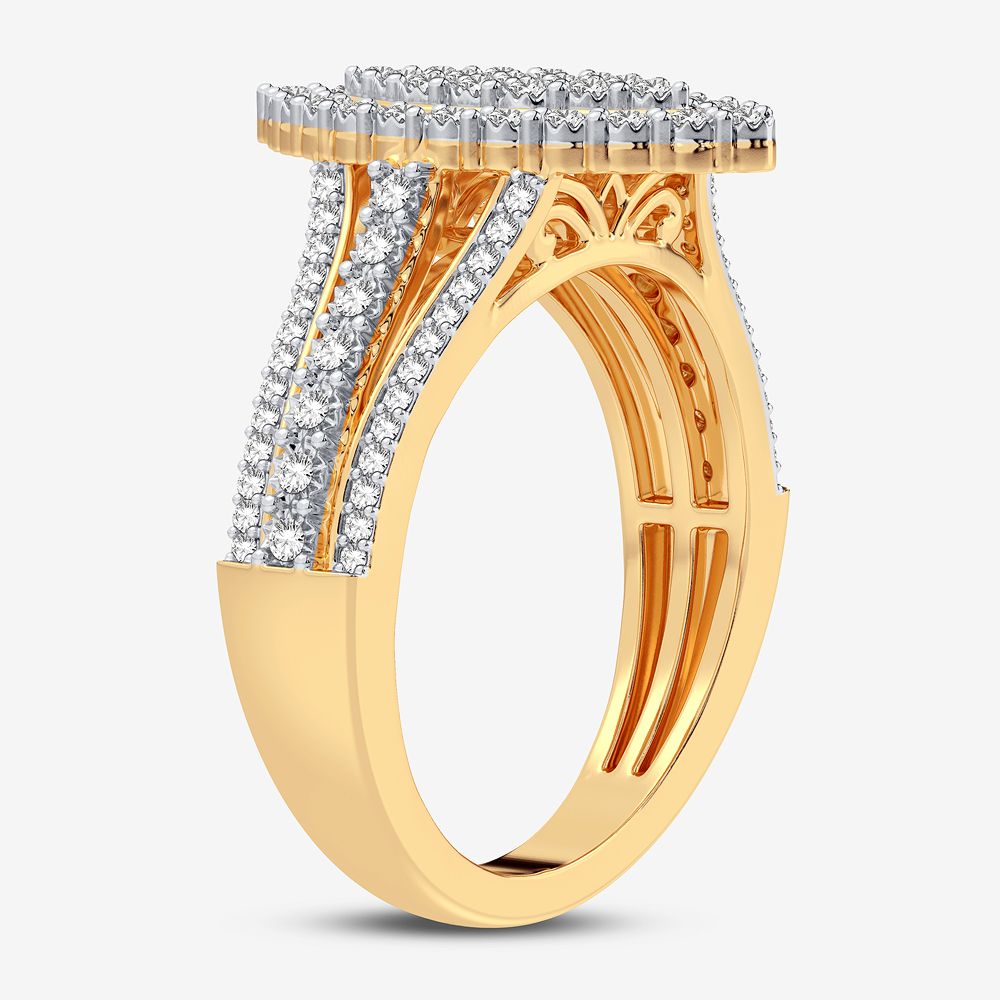 10K Yellow Gold Beautiful 0.25Ct Diamond Ring