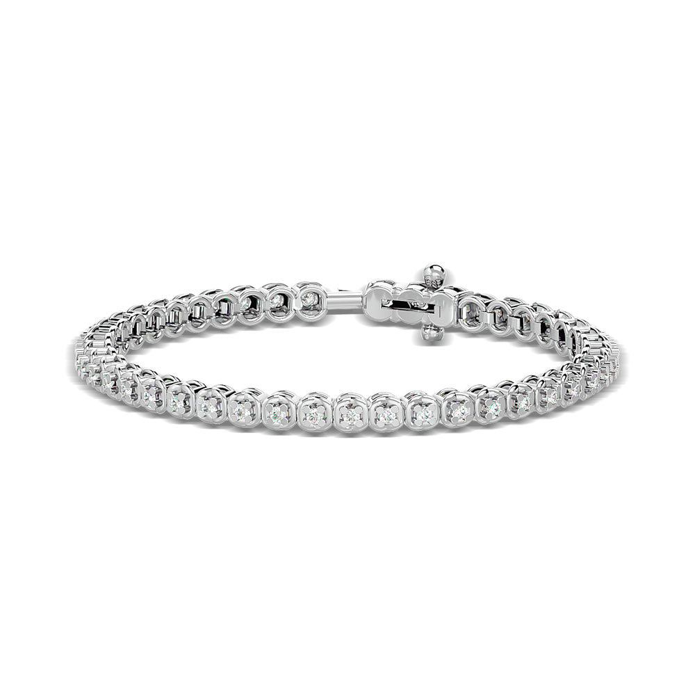 Diamond Tennies  Bracelet 1/3 ct tw in 10K White Gold