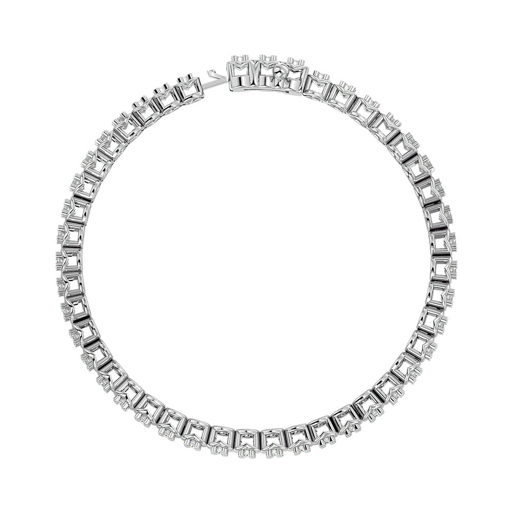 Diamond Tennies  Bracelet 1/3 ct tw in 10K White Gold