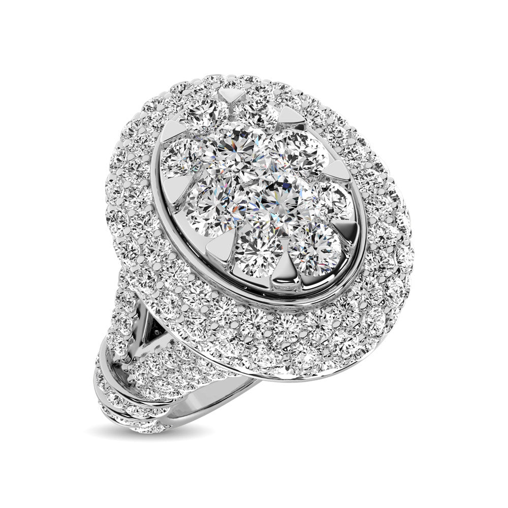 14K White  Gold 2 Ct.Tw. Diamond Engagement Ring