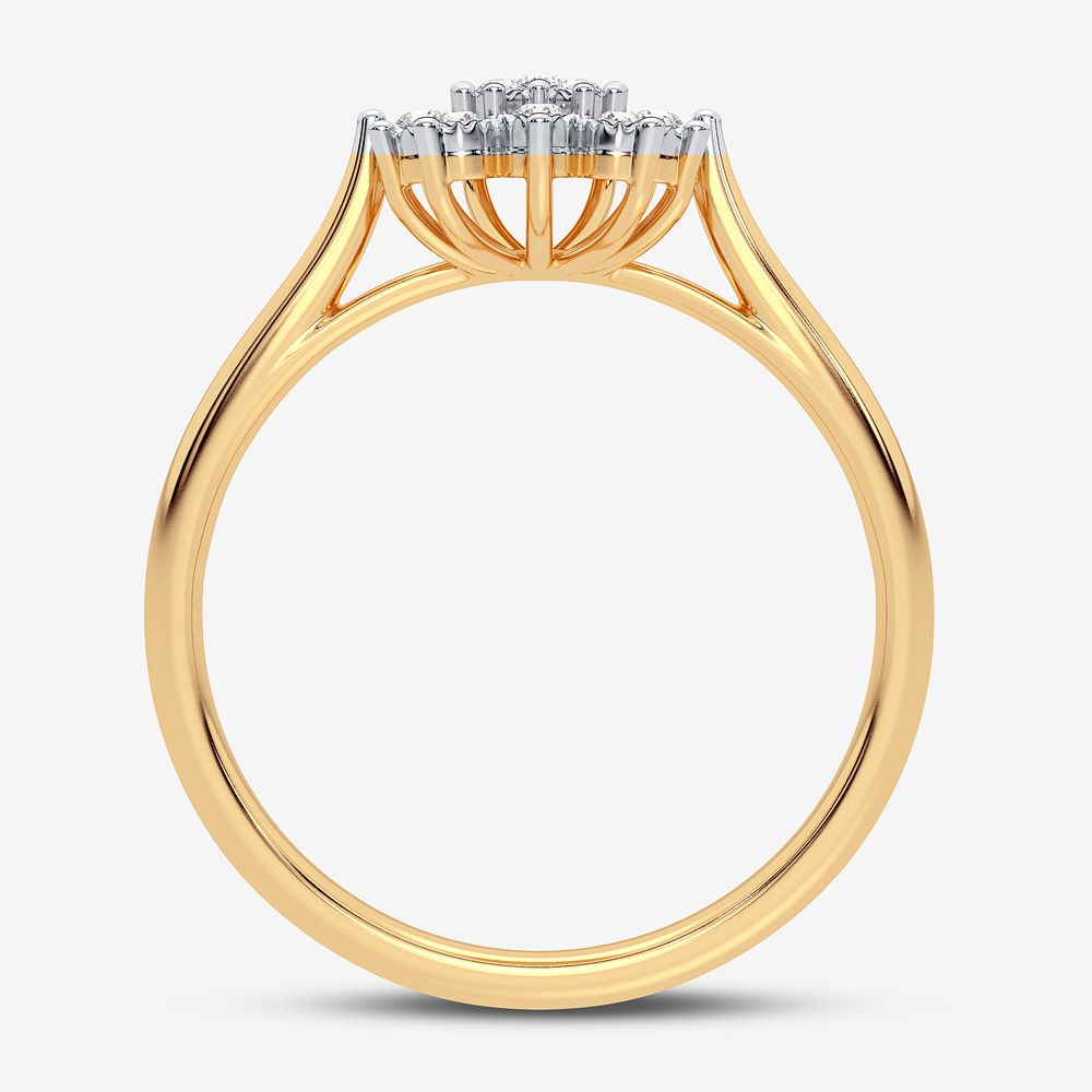 10K Yellow Gold Gorgeous 0.07Ct Diamond Ring