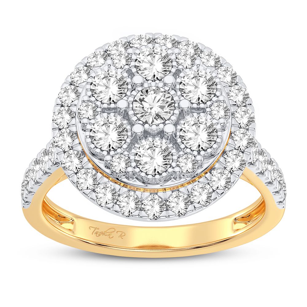 10K Yellow Gold Magnifcnet 1.00Ct Diamond Ring