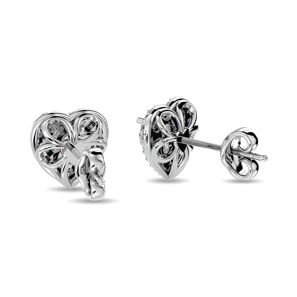 Diamond 1 ct tw Stud Earrings in 14K White Gold