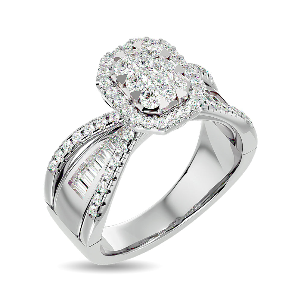 Diamond 1 ct tw Engagement Ring in 14K White Gold