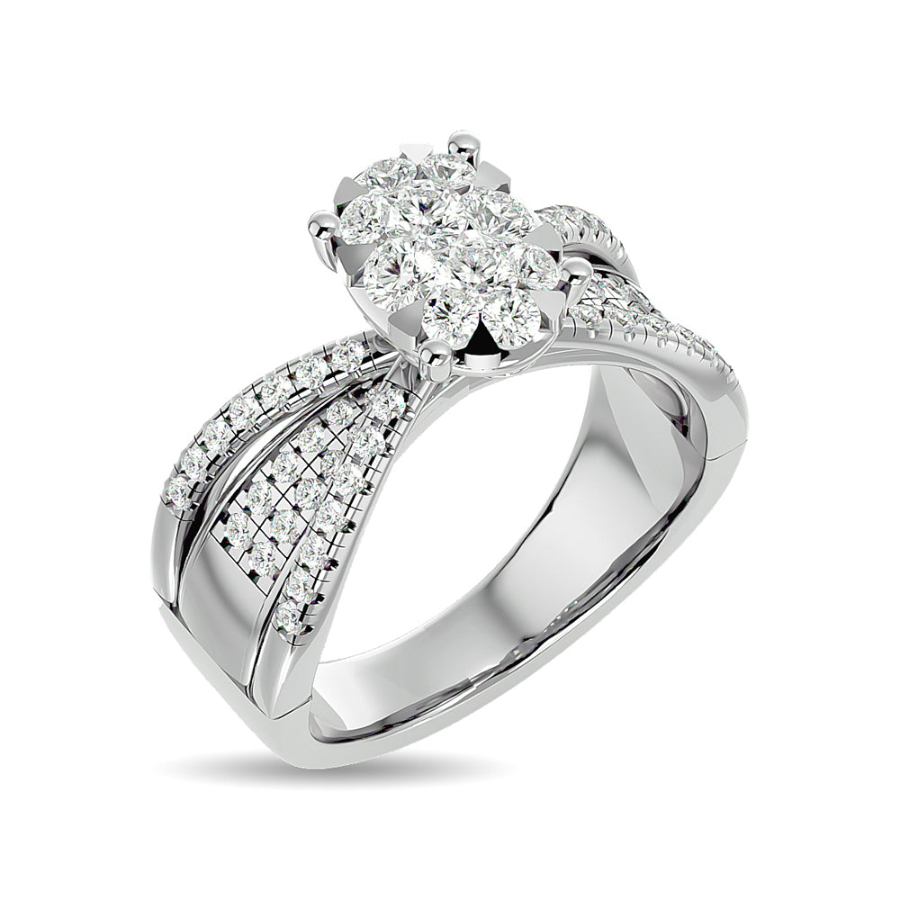 Diamond 1 ct tw Engagement Ring in 14K White Gold