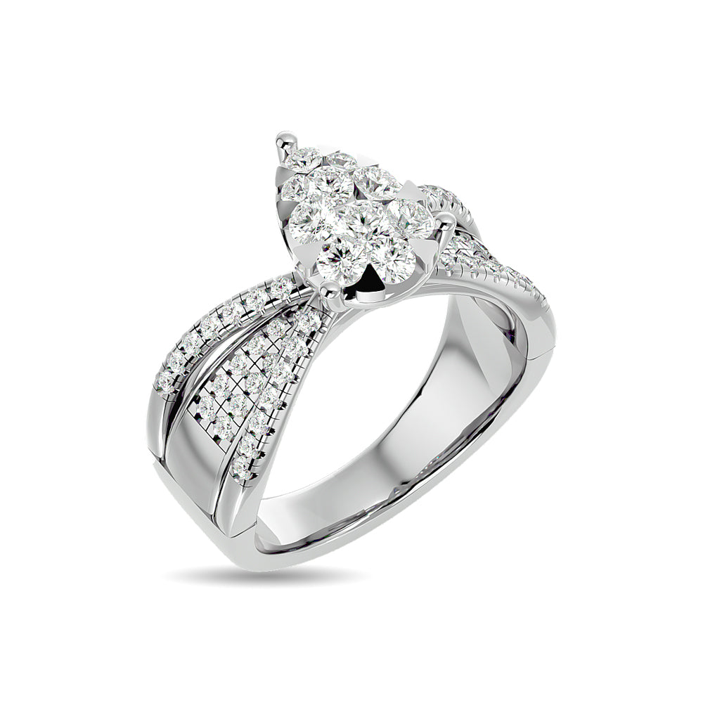 Diamond 1 ct tw Engagement Ring in 14K White Gold