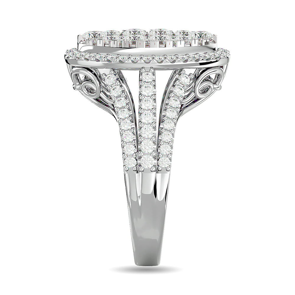 Diamond 2 ct tw Engagement Ring in 14K White Gold