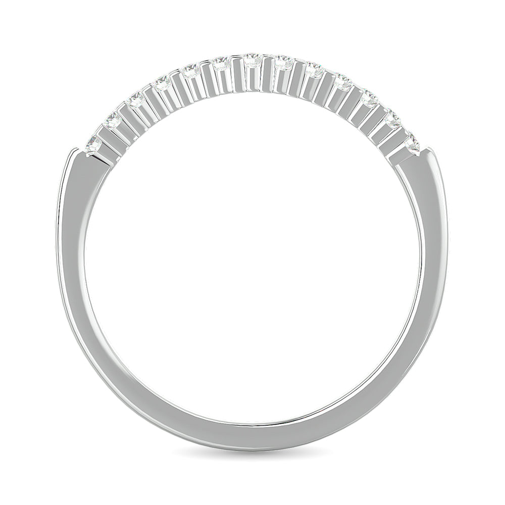 Diamond Wedding Band 1/6 ct tw in 10K White Gold