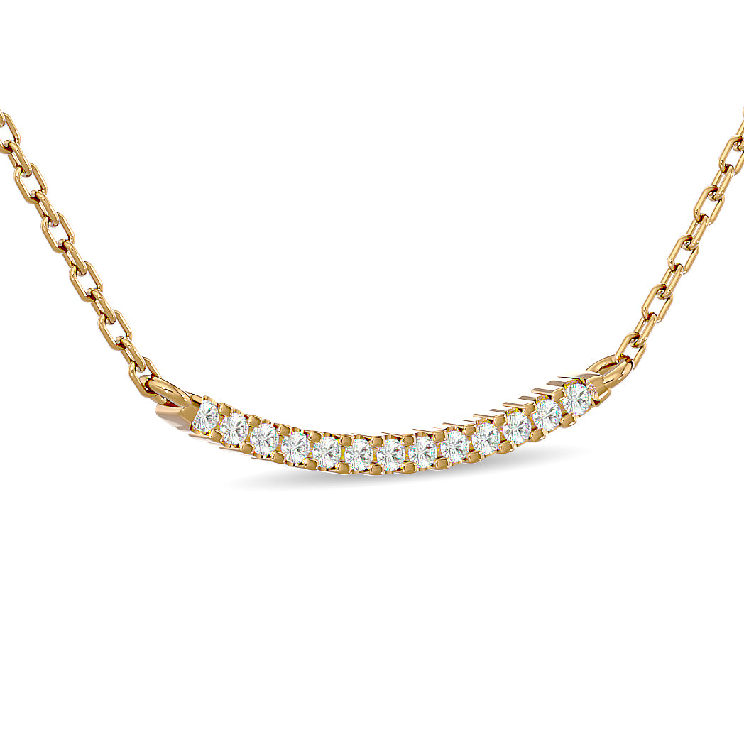 Diamond 1/6 ct tw Fashion Necklace  in 10K Yellow Gold