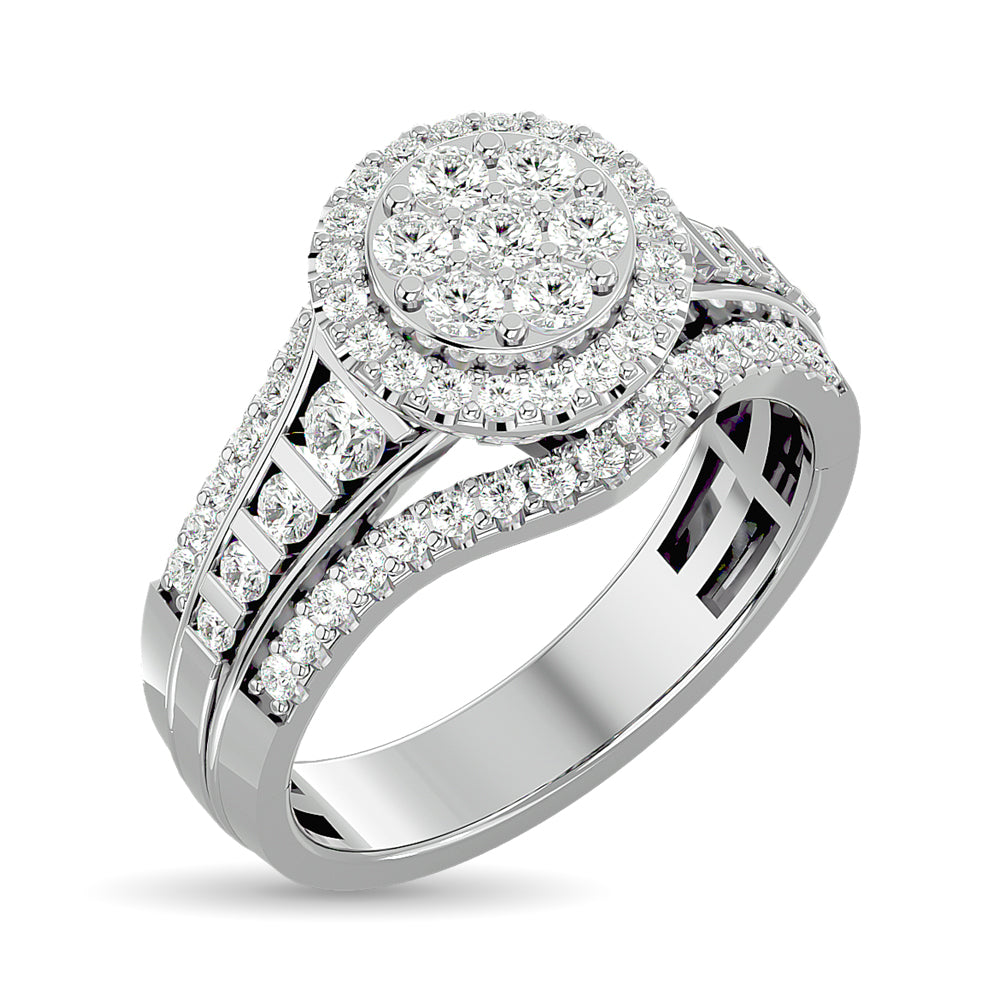 Diamond Engagement Ring 1 ct tw in 10K White Gold