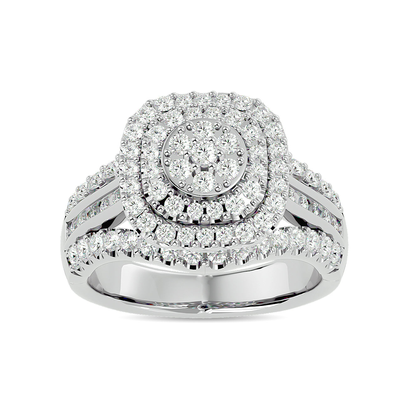 Diamond 1 1/4 ct tw Engagement Ring  in 10K White Gold