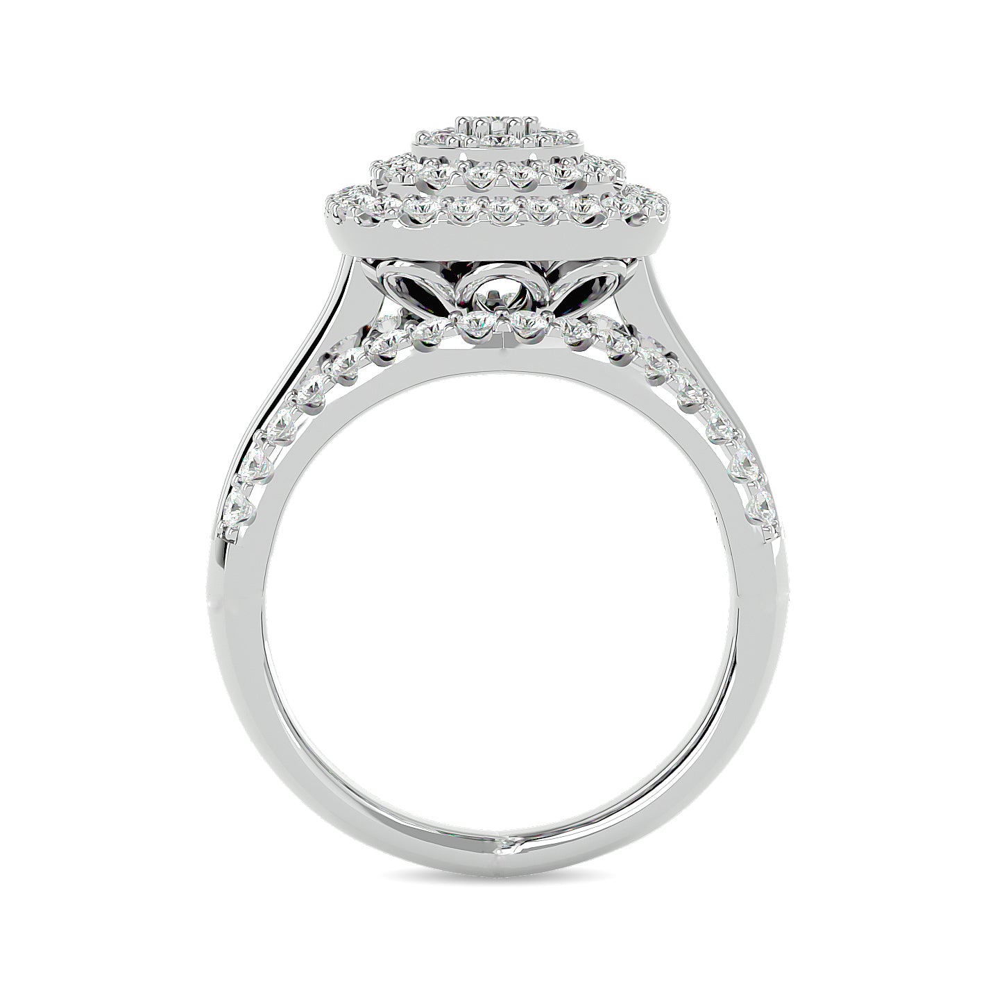 Diamond 1 1/4 ct tw Engagement Ring  in 10K White Gold