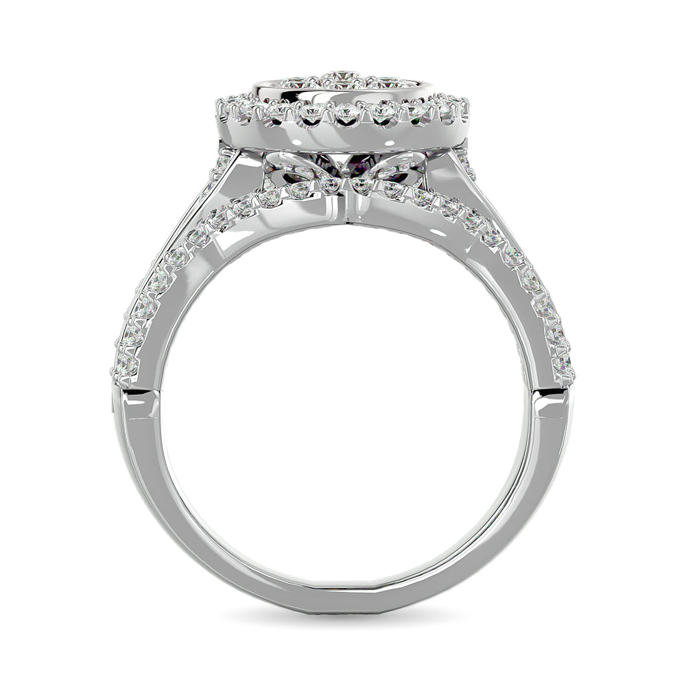 Diamond Engagement Ring 1 ct tw in 10K White Gold