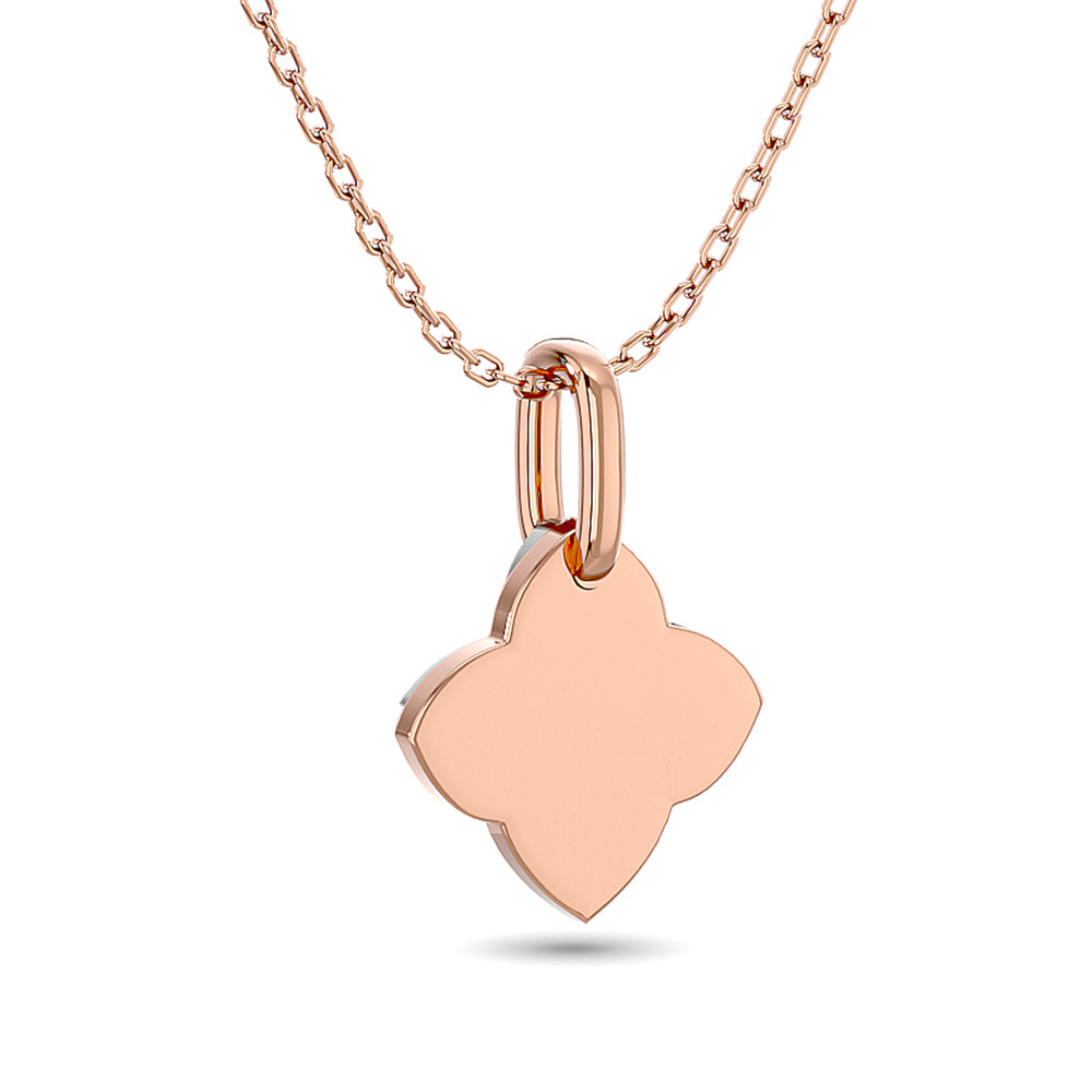 Diamond Fashion Pendant 1/10 ct tw in 10K Rose Gold