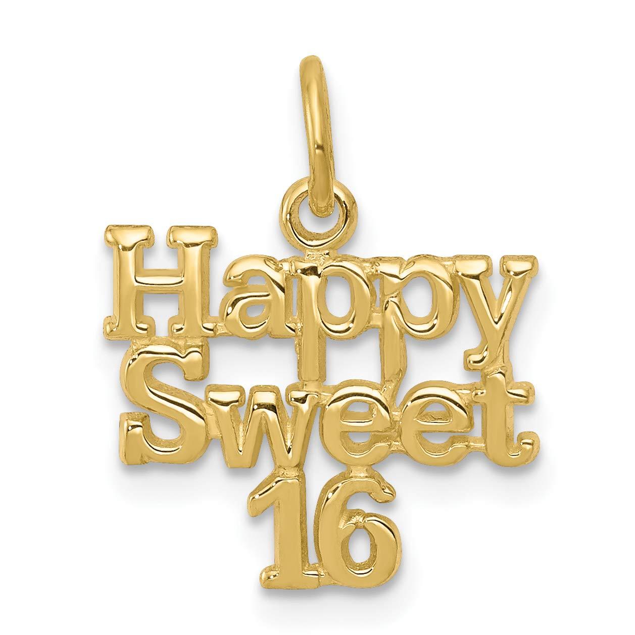 10k HAPPY SWEET 16 CHARM 10C336