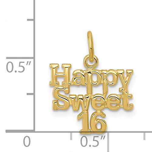 10k HAPPY SWEET 16 CHARM 10C336