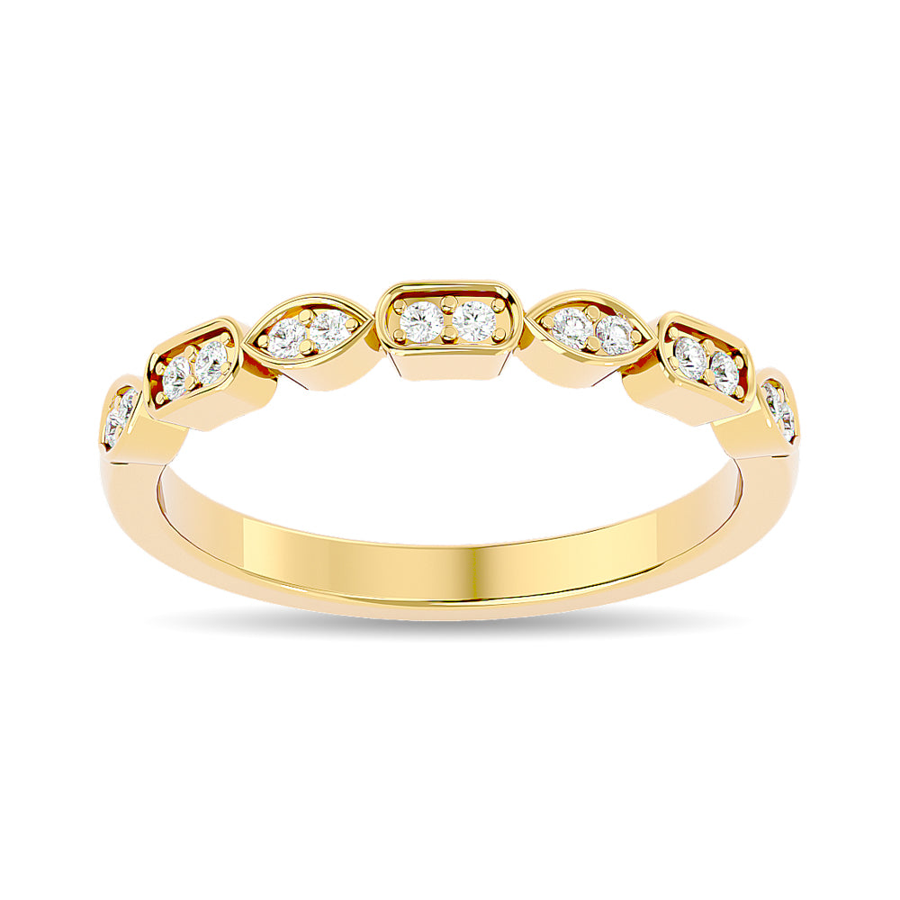 Diamond 1/8 ct tw Stackable Ring in 14K Yellow Gold