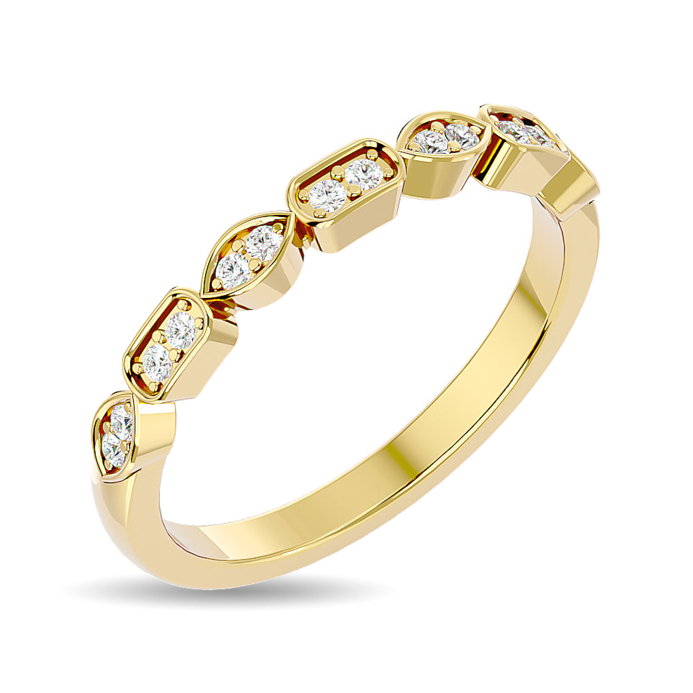 Diamond 1/8 ct tw Stackable Ring in 14K Yellow Gold