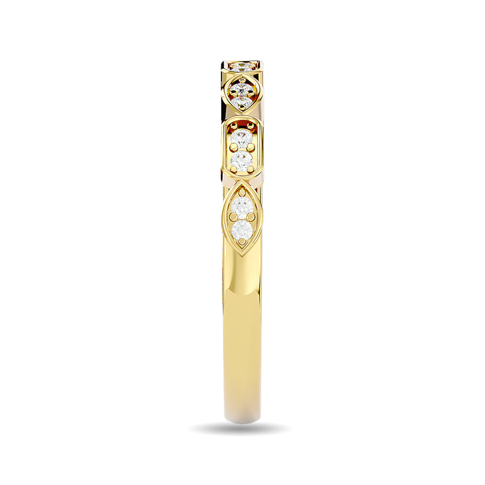 Diamond 1/8 ct tw Stackable Ring in 14K Yellow Gold