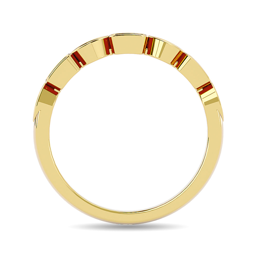 Diamond 1/8 ct tw Stackable Ring in 14K Yellow Gold