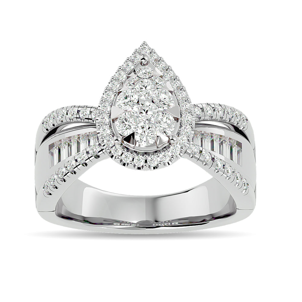 Diamond 1 ct tw Engagement Ring in 14K White Gold