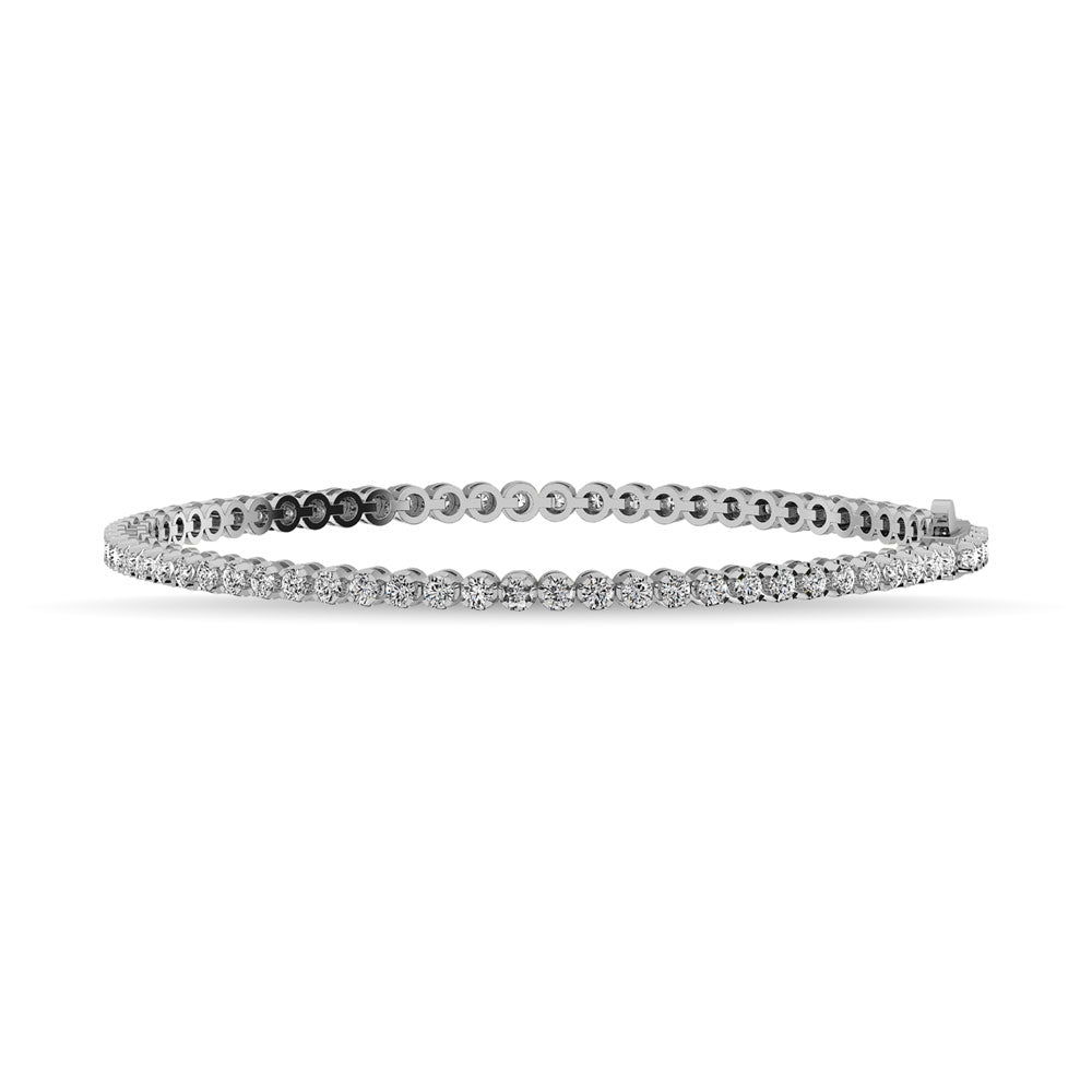 Diamond 1 Ct.Tw. 10K White Gold  Tennis Bracelet