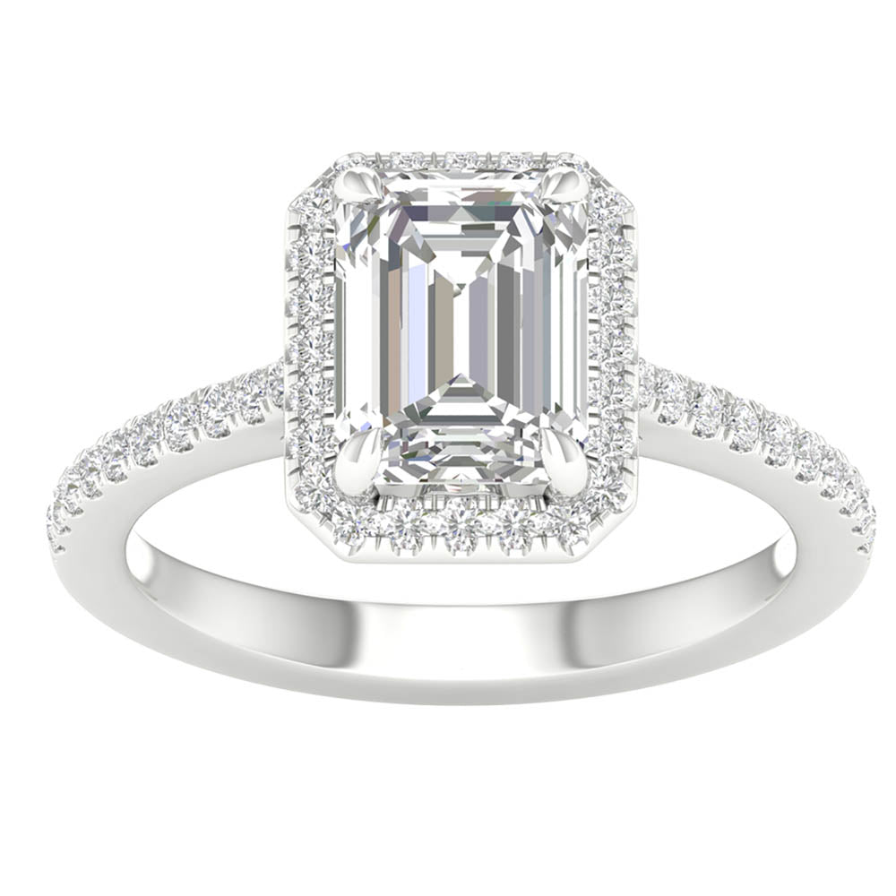 14K White Gold 2.25Ct Lab Grown Diamond Ring