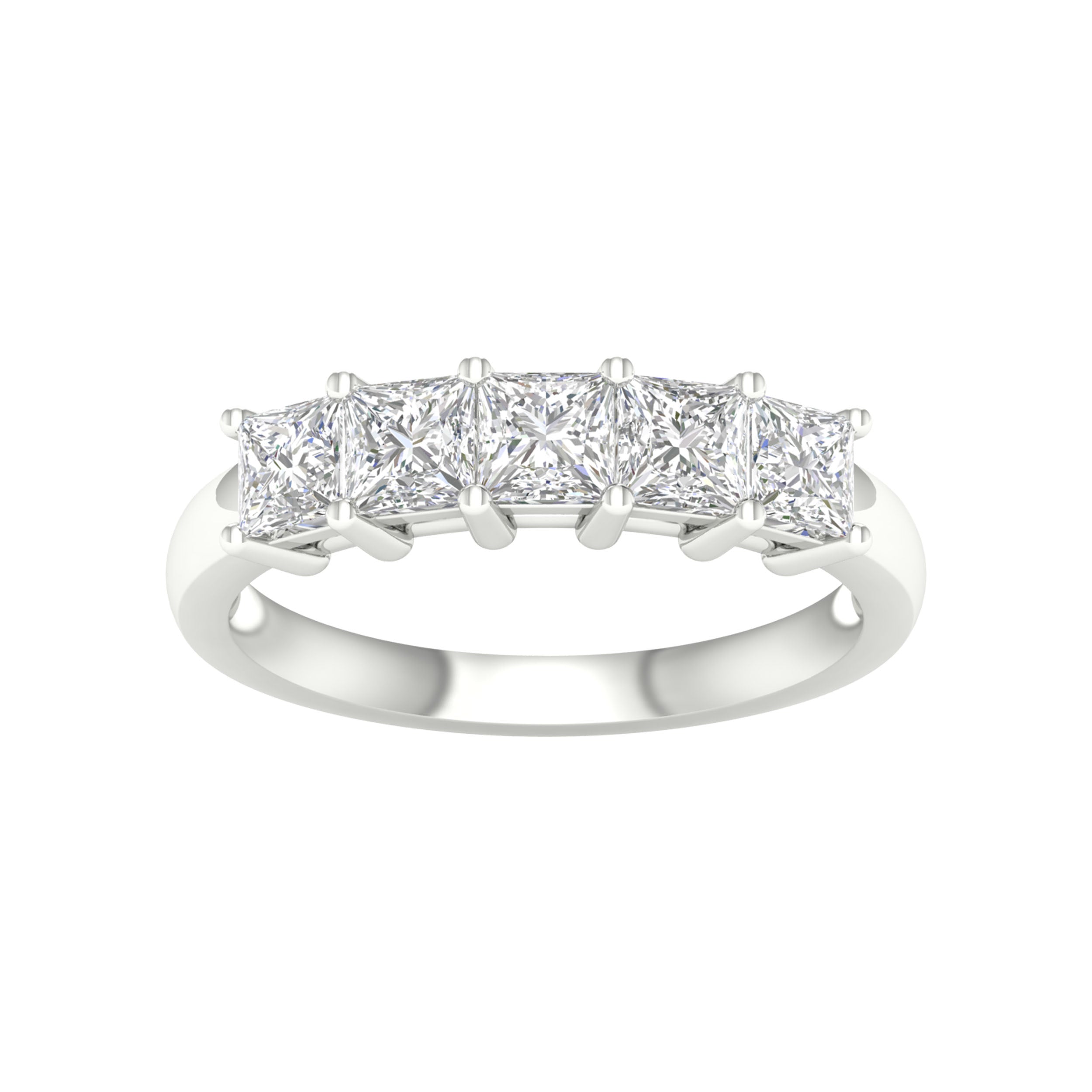 14K White Gold 1.50Ct Lab Grown Engagement Ring