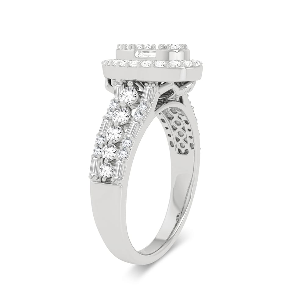 14K White Gold 0.75Ct Engagement Ring