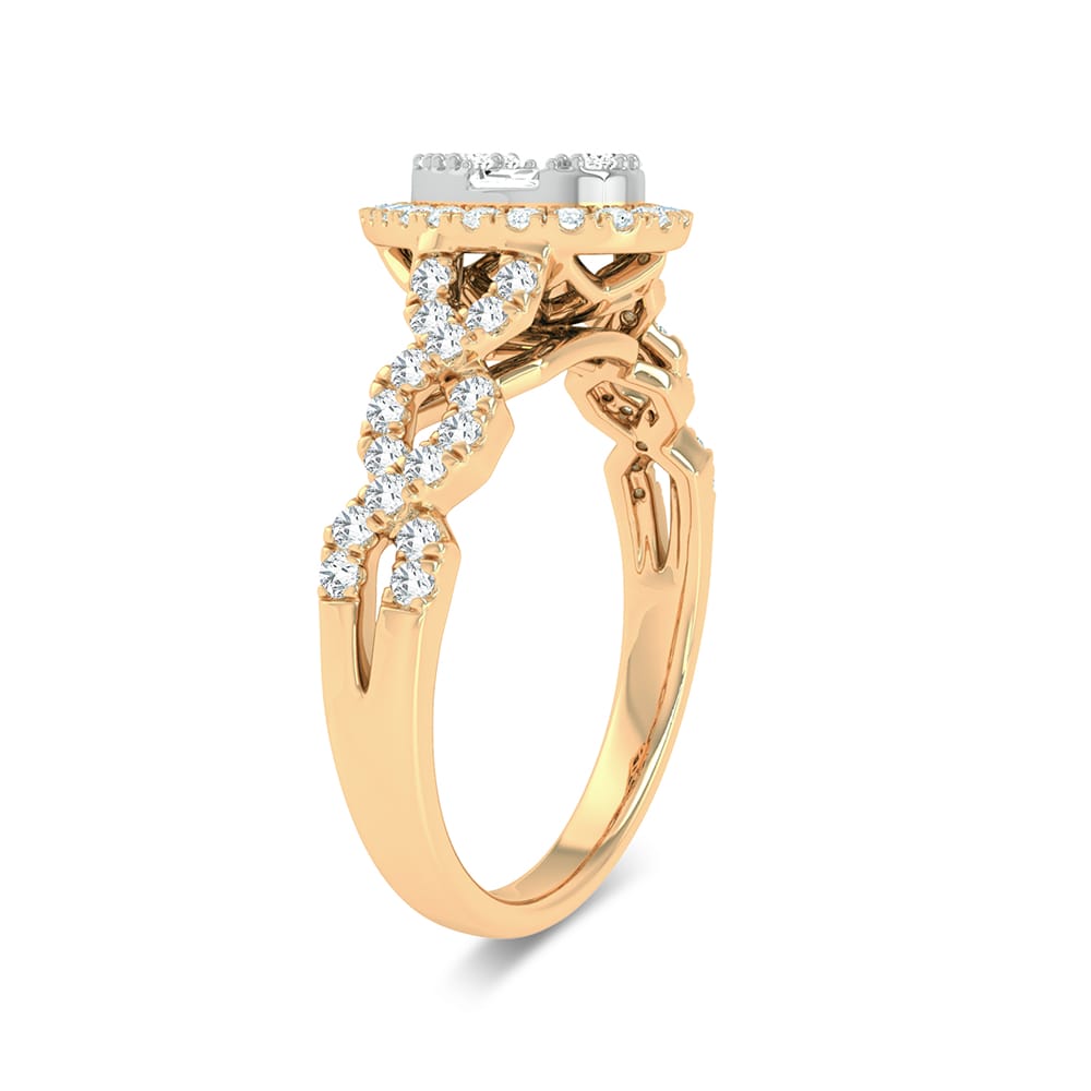 14K Yellow Gold 0.50Ct Fashion Ring