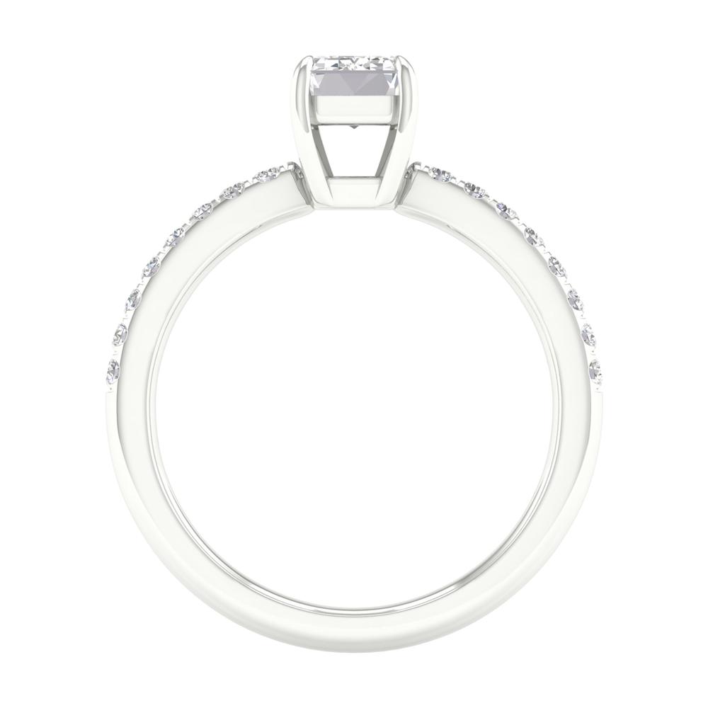 14K White Gold 1.16Ct Lab Grown Diamond Ring