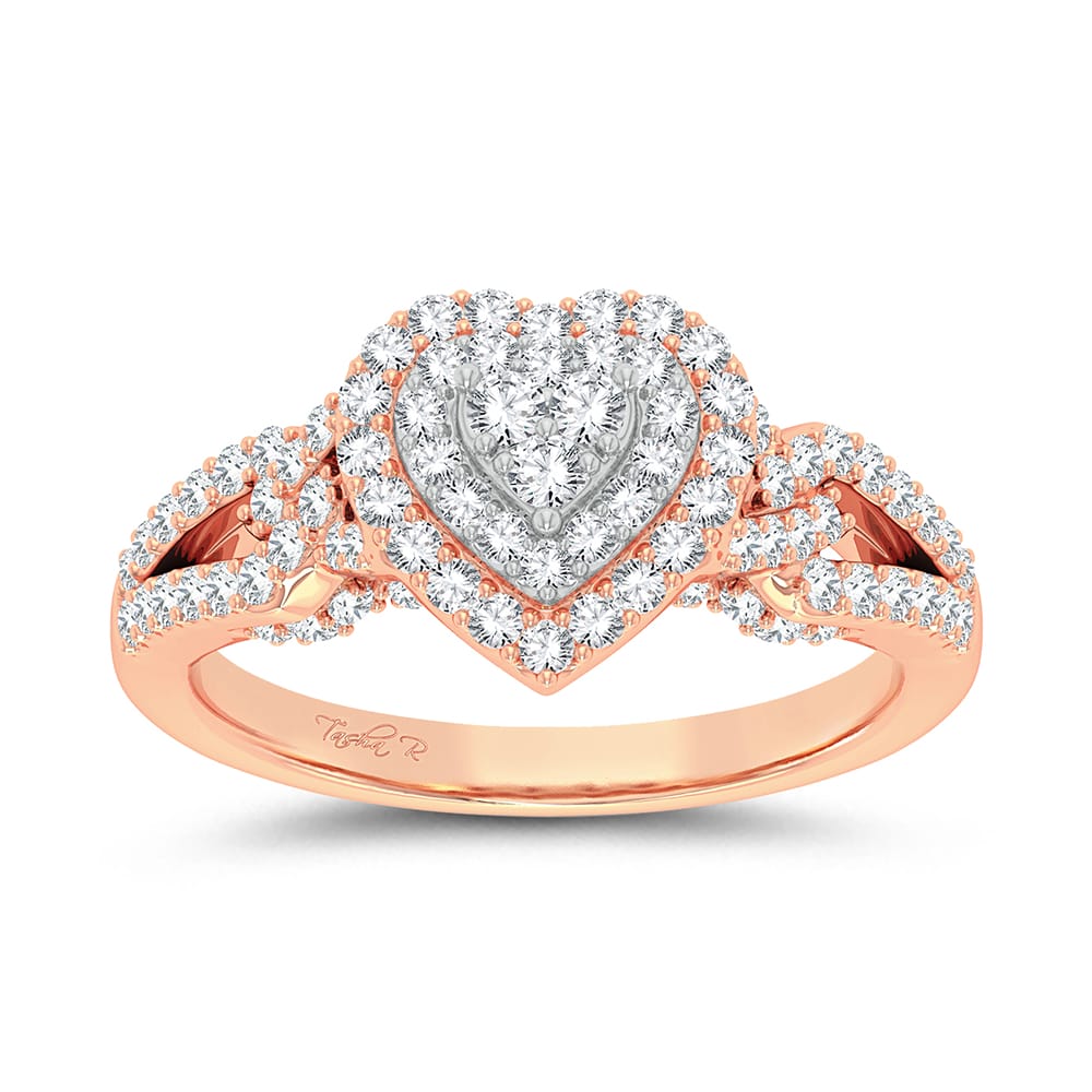 14K Rose Gold 0.68Ct Fashion Ring