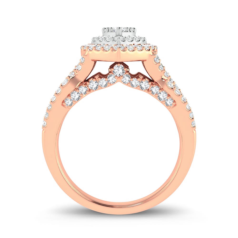 14K Rose Gold 0.68Ct Fashion Ring