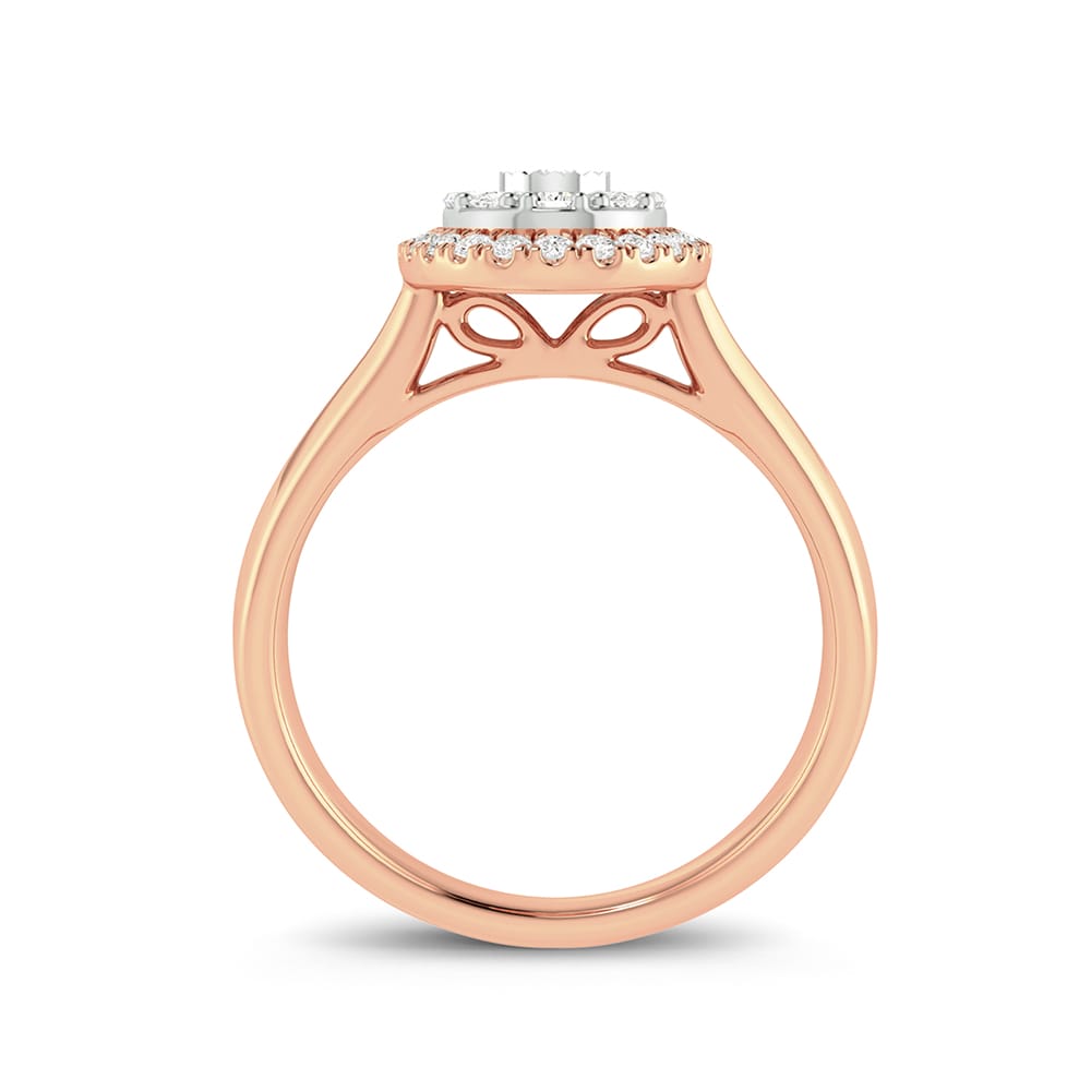 14K Rose Gold 0.25Ct Fashion Ring