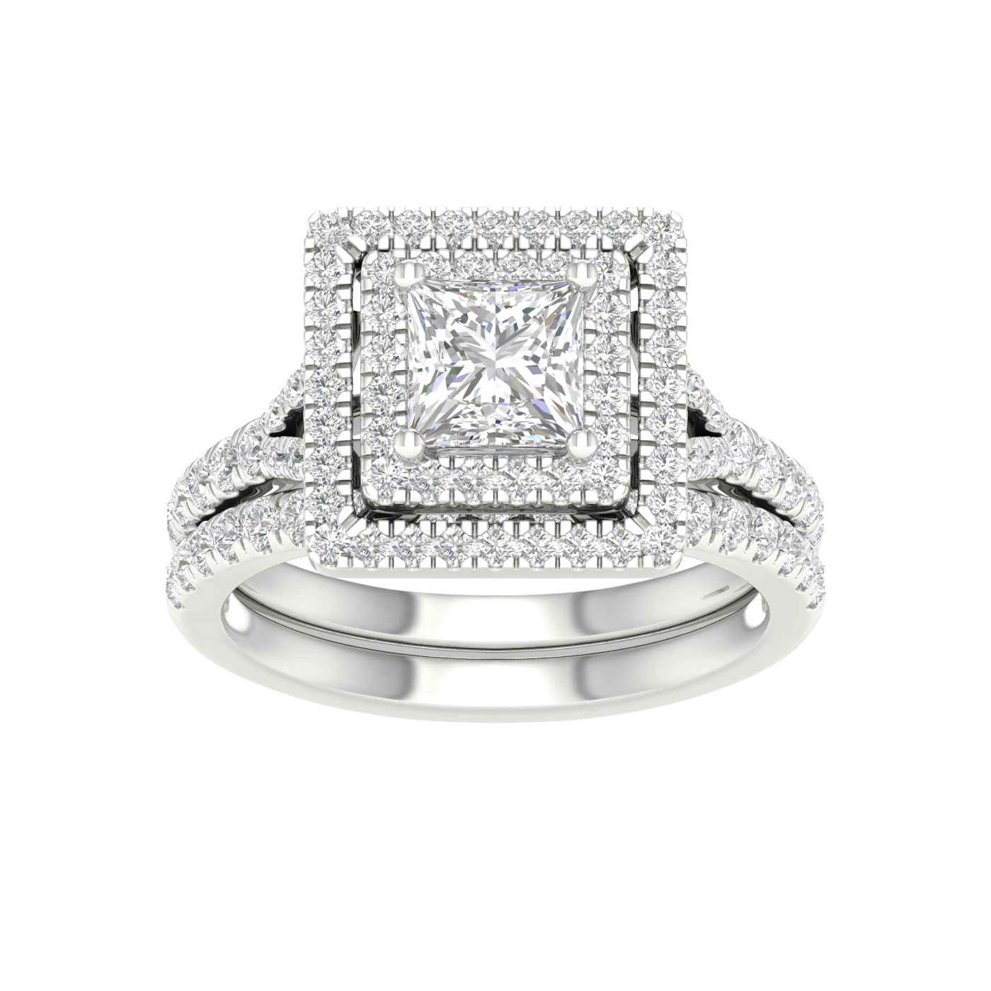 14K White Gold 2.25Ct Lab Grown Diamond  Ring