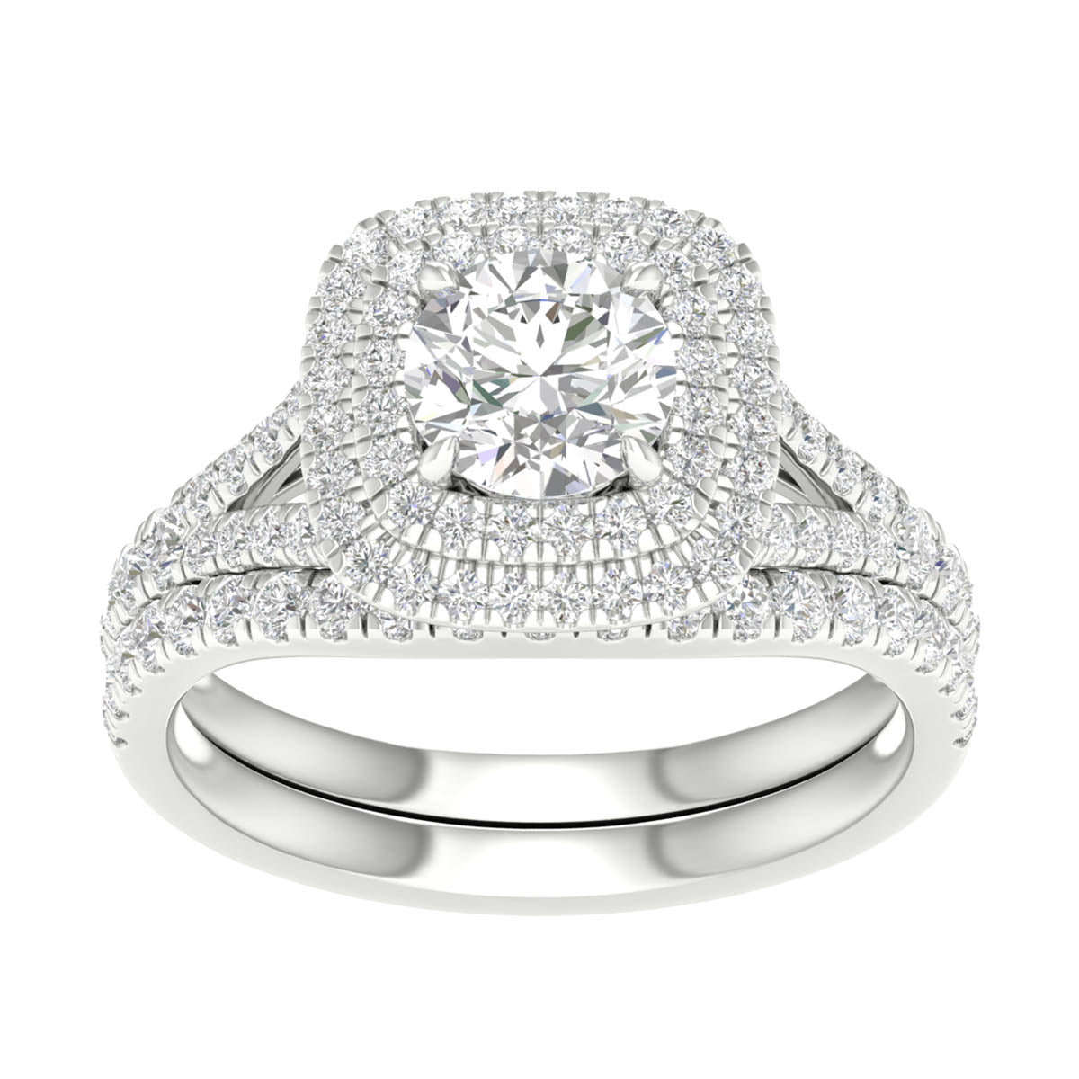 14K White Gold 1.75Ct  Lab Grown Diamond Ring