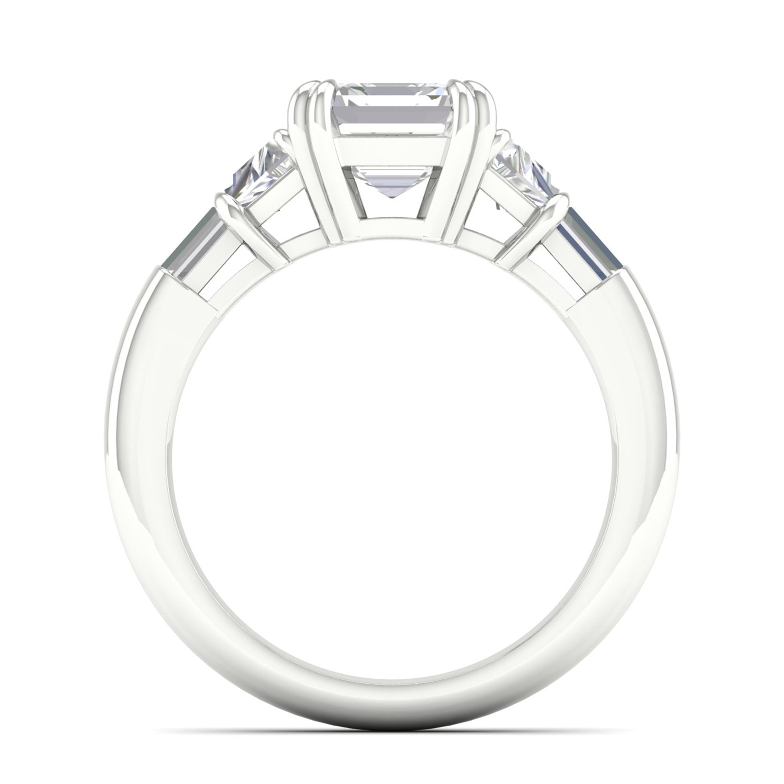 14K White Gold 2.60Ct Lab Grown Diamond Ring