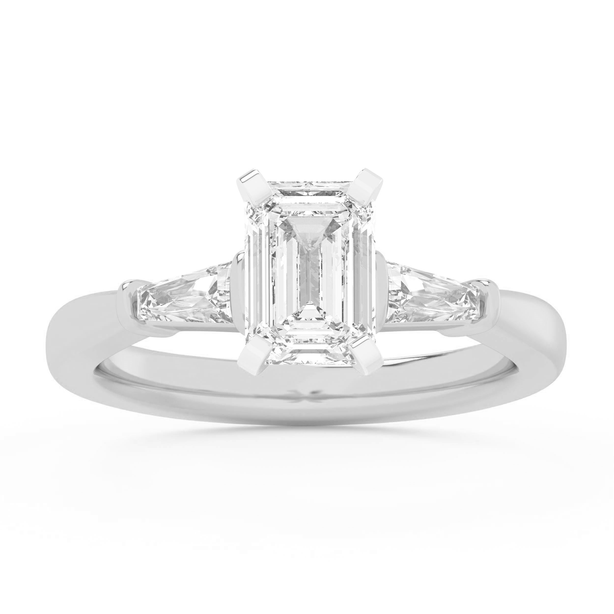 14K White Gold 1.34Ct Lab Grown Diamond Ring