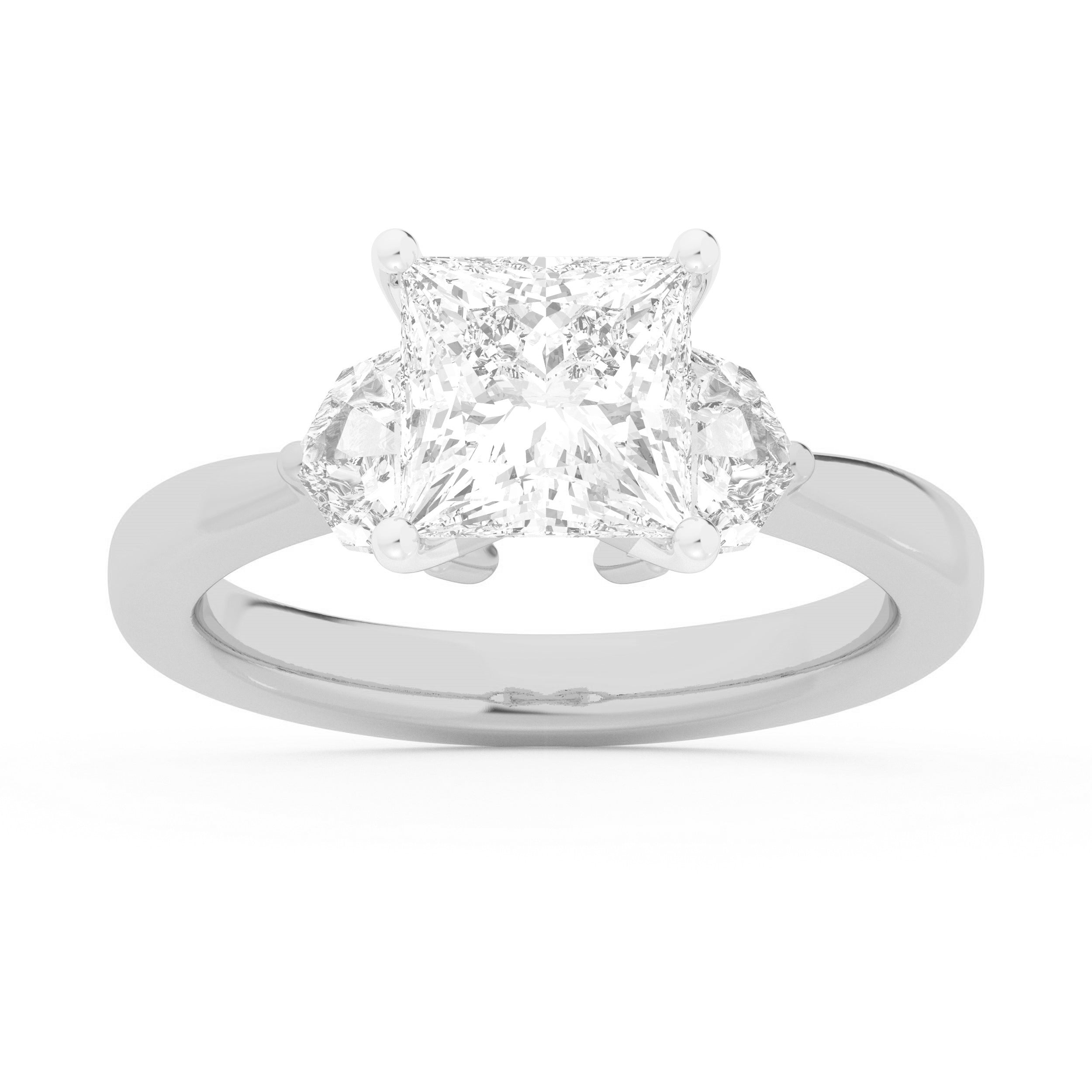 14K White Gold 1.31Ct Lab Grown Diamond Ring