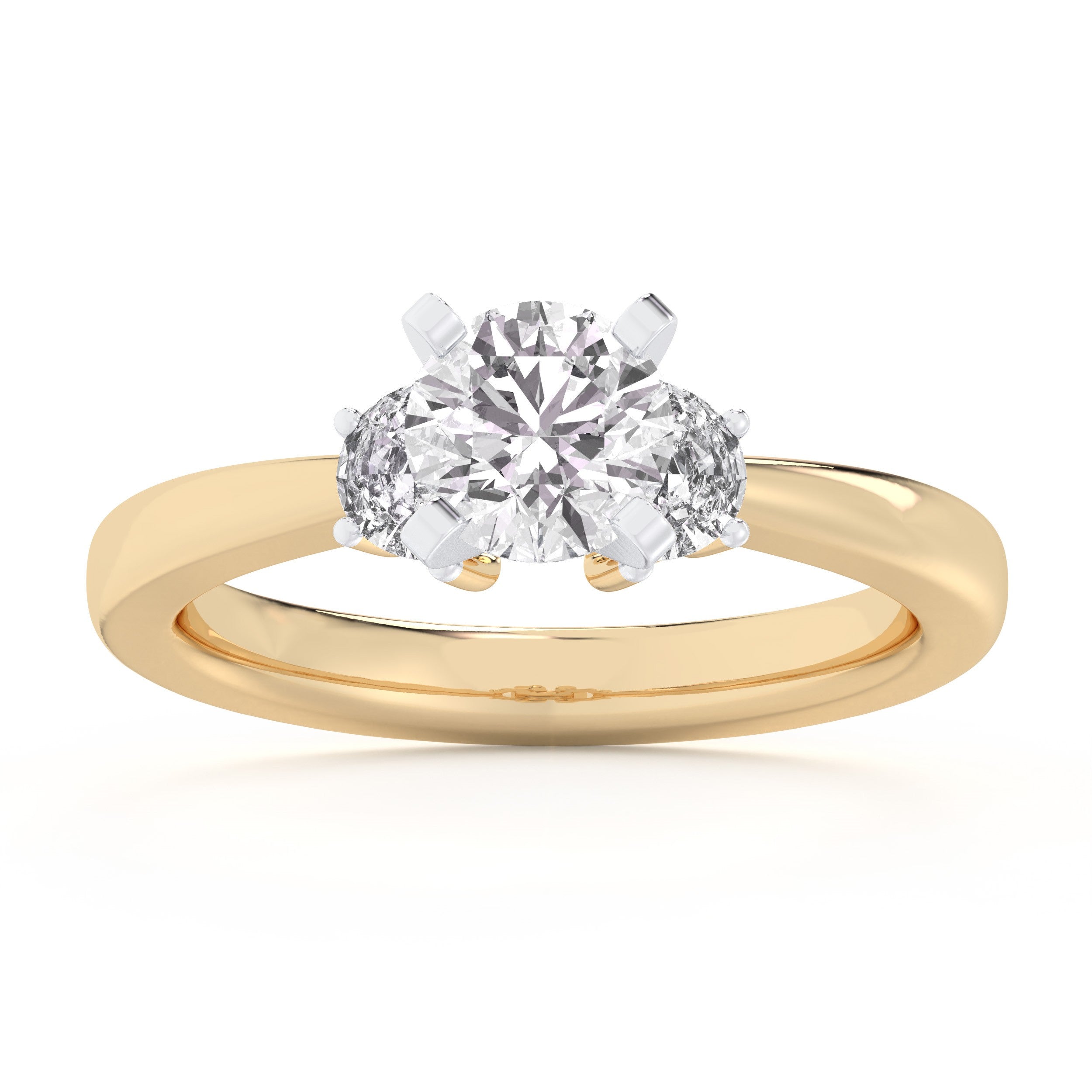 14K Yellow Gold 2.52Ct Lab Grown Diamond Ring