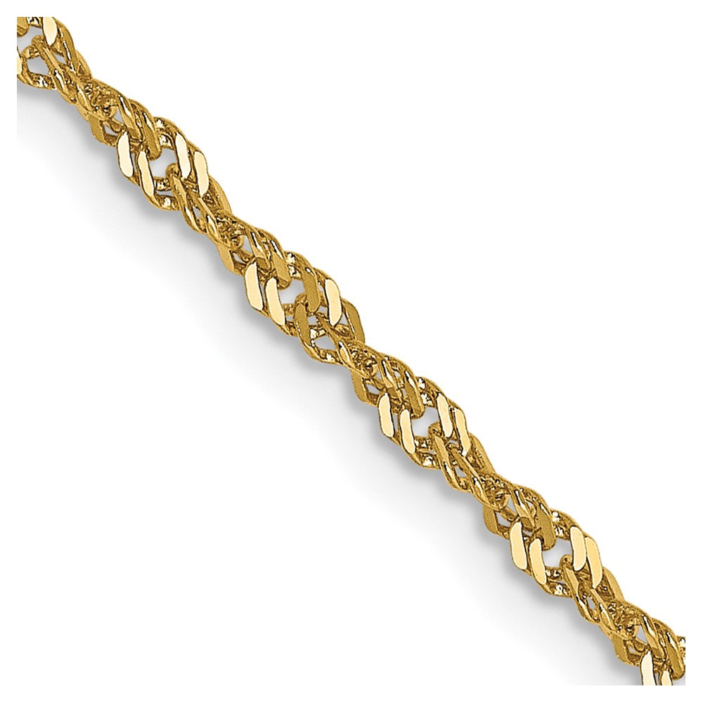 14K 1.6mm Singapore Chain