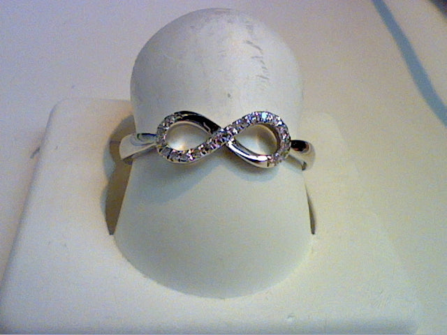 10K White 0.05Ct D-Ladies Rings